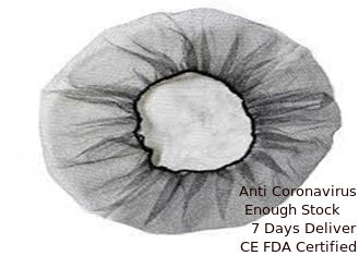 China Breathable Disposable Head Cap Invisible Elasticized Edge Design Full Hair Cover supplier