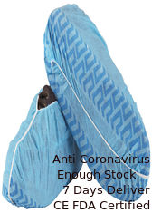China Slip Resistant Hospital Shoe Covers Disposable Anti Bacterial Biodegradable supplier