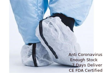 China Medical Grade Surgical Shoe Covers , Disposable Waterproof Boot Covers Safety supplier