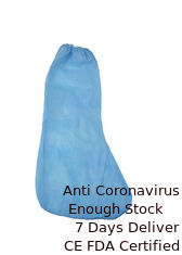 China Hygiene  Non Woven Shoe Cover , Blue Shoe Covers Disposable Against Cross Contamination supplier