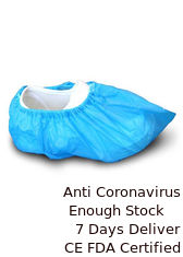 China Ankle Strap Disposable Boot Covers Environmental Friendly Anti Dust Waterproof supplier