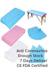 China 20-70 GSM Wi Disposable Bed Mats , Disposable Medical Bed Covers Liquid Proof supplier