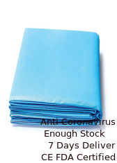 China Folded  Plastic Adhesive Drapes , Sterile Disposable Drapes Without Fluorescence supplier