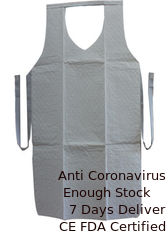 China Surgical Disposable Plastic Aprons Anti Virus Convenient Recyclable Dust Proof supplier
