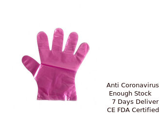 China Polyethylene Surgical Hand Gloves , Biodegradable Disposable Gloves Anti Chemical supplier