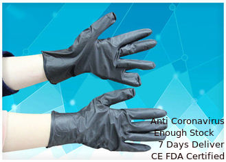 China High Flexural Surgical Hand Gloves Oil Resistant Rolled Cuff For Clinic Hospital supplier