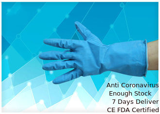 China Lightweight Surgical Hand Gloves Sterile Latex Multi Colors Anti Oil Skid Resistant supplier
