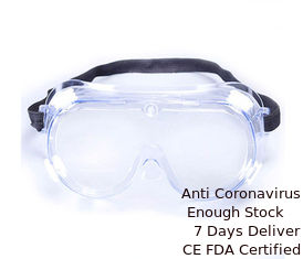 China UV Blocking Medical Safety Glasses Optical Polycarbonate Material Eco Friendly supplier
