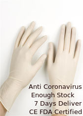 China Lightly Powdered Biodegradable Disposable Gloves No Detectable Chemical Residue supplier