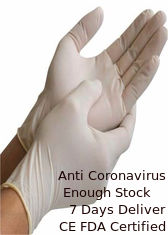 China Synthetic Disposable Hand Gloves , Surgical Rubber Gloves Abrasion Resistant supplier