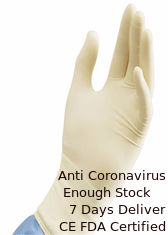 China Straight Fingers Disposable Hand Gloves Super Elasticity DEHP Free For Doctor supplier