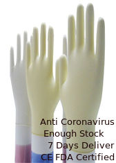 China Powder Free Disposable Hand Gloves Anti Virus Medical Grade  Rolling Design supplier