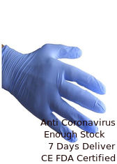 China Chemical Resistance  Disposable Latex Examination Gloves Safe Grip Finish supplier