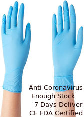 China Non Cross Infection Powder Free Vinyl Gloves High Adhesion Performance supplier
