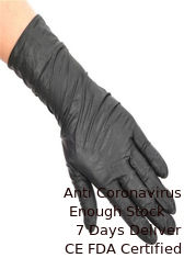 China Infection Control  Disposable Hand Gloves Anti Bacteria With Rolled Rim supplier