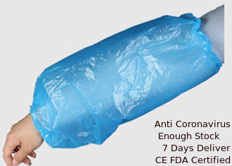 China Elastic Cuff Disposable Arm Covers , Medical Sleeve Protectors Comforable supplier