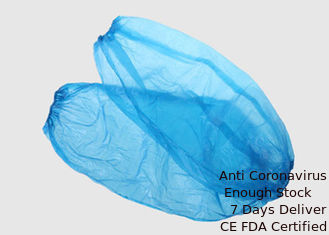 China Blue Color Disposable Arm Sleeve Cover Plastic Customized CE ISO Certification supplier