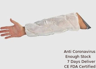 China Soft Disposable Sleeve Covers Polypropylene Water Repellent Environmental Friendly supplier