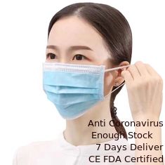 China Perfect Disposable Dust Mouth Mask Non Woven 3 Layer Face Mask  Antibacterial supplier