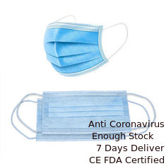 China Non Irritating Non Woven Face Mask Anti Dust Disposable Earloop Face Mask supplier