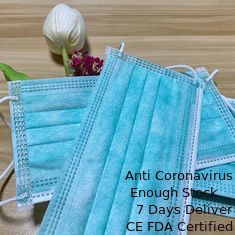 China High Breathability Disposable Face Mask Weight 20 X 22 X 25g For Hygiene Environments supplier