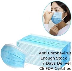China Personal Care Disposable Earloop Face Mask , Air Pollution Protection Mask supplier