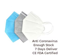 China Foldable 3D Respirator Protection Mouth Mask FFP2 Dustproof Face Mask With Earloop supplier
