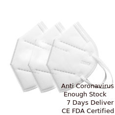 China Durable Foldable FFP2 Mask Non Woven Outer Layer Anti Virus Logo Customized supplier