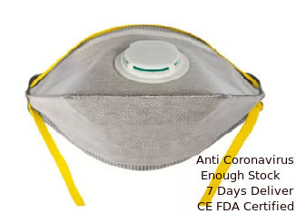 China Skin Friendly Folding FFP2 Mask , FFP2 Filter Mask Anti Pollution supplier