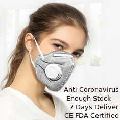 China Health Protective Folding Mask Colored FFP2 Dust Mask With Valve Anti Pollution supplier