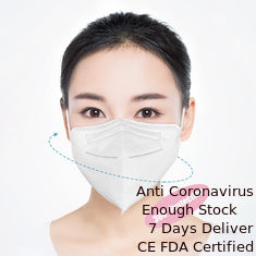 China Ear Wearing Folding FFP2 Mask , Disposable Protective Mask 4 Layer Protection supplier