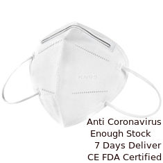 China PM 2.5 Protection Folding FFP2 Mask White Color Fold Ffp2 KN95 Mask supplier