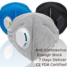 China Safety Folding FFP2 Mask Anti Pollution Activated Carbon Respirator Mask supplier