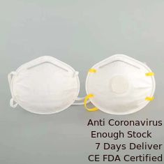 China White Cup FFP2 Mask Non Woven Fabric For Construction / Medicine / Textile supplier
