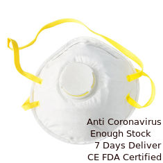 China Earloop Type FFP2 Disposable Mask , Breathable Valved Dust Mask supplier