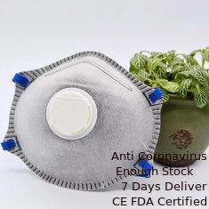 China Earloop Type FFP2 Disposable Mask , Breathable Valved Dust Mask supplier