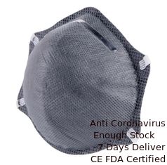 China Disposable FFP2 Carbon Filter Respirator , 4 ply Disposable Dust Mask supplier