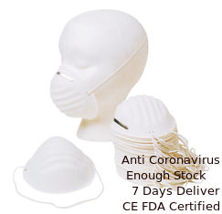 China Comfortable KN95 Protective Mask White Respiratory FFP2 Anti Dust Cup Mask supplier