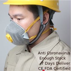 China N95 FFP2 Anti Dust Respirator Silicone Mask Low Expiratory Resistance With Valve supplier