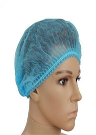 Nurse Laboratory Disposable Scrub Caps With Double Elastic String Skin Friendly supplier