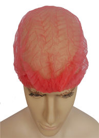 Non Woven Disposable Plastic Hair Caps 10-20gram Prevent Hairs Falling High Safety supplier