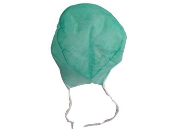 Spunbond Fabric Disposable Bouffant Scrub Caps  61x14 Cm High Tensile Strength supplier