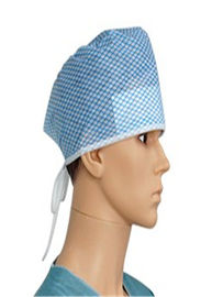 Sweat Absorption Surgical Head Cover , Disposable Hair Nets Polypropylene supplier