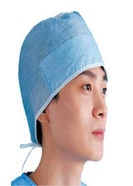 Sweat Absorption Surgical Head Cover , Disposable Hair Nets Polypropylene supplier