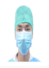 Oil Proof Disposable Bouffant Caps Fluid Repellent SMS Material Eco Firendly supplier