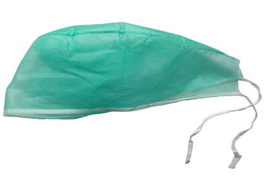 Anti Virus Clean Room Head Cover , Disposable Bouffant Cap Highly Protective supplier