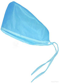 Anti Virus Clean Room Head Cover , Disposable Bouffant Cap Highly Protective supplier