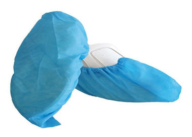 Tough  Polypropylene Shoe Covers Non Deformed Dust Proof Sterilized Comfortable supplier