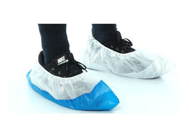 CPE Coating Surgical Shoe Covers Thickened Long Edge Sealing Prevent Cracking supplier