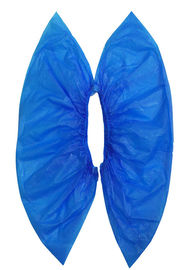 CPE Material Plastic Shoe Covers , Disposable Plastic Foot Covers  Anti Virus Durable supplier